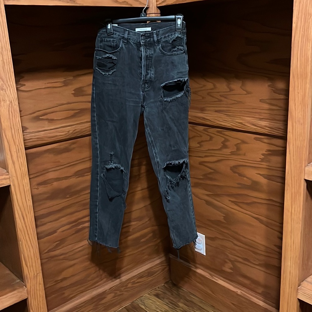 Black Ultra High Rise Slim